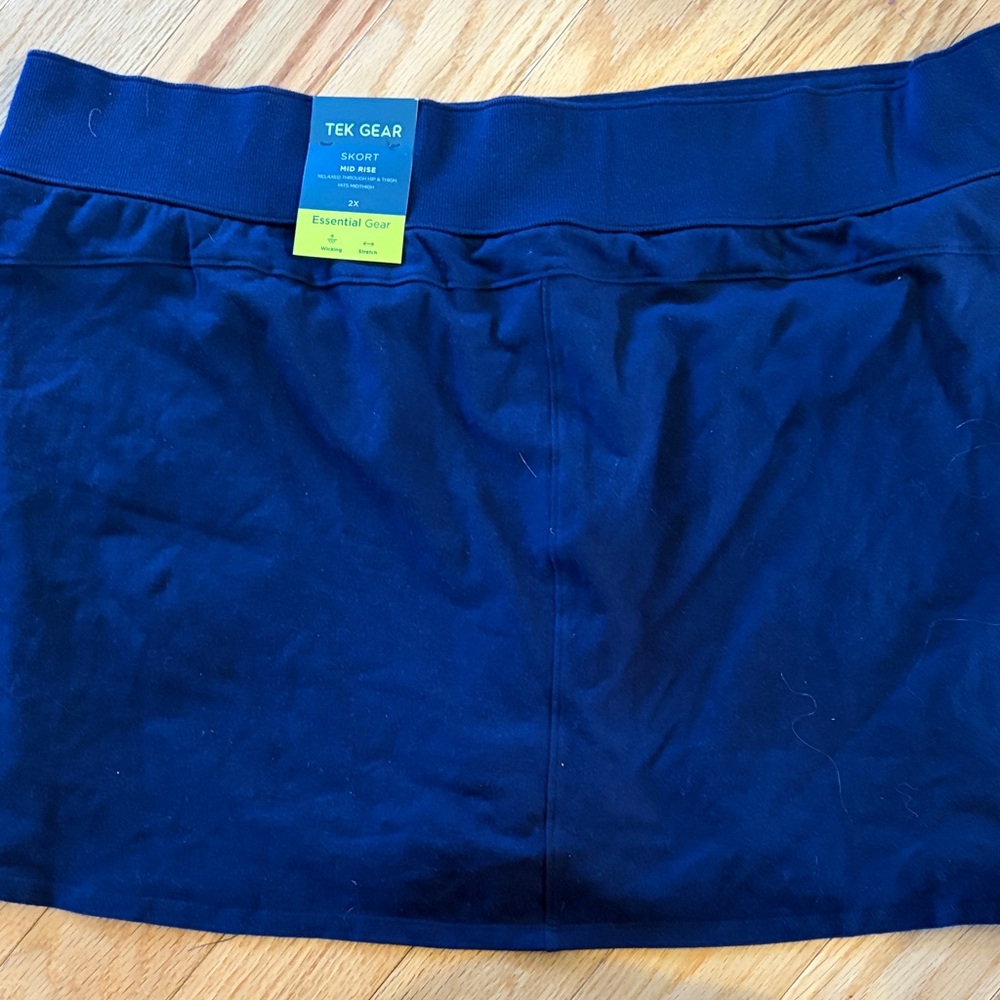 tek gear navy blue athletic skort